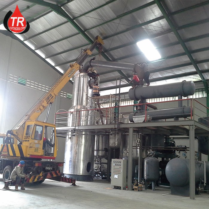 DIR waste oil to base oil