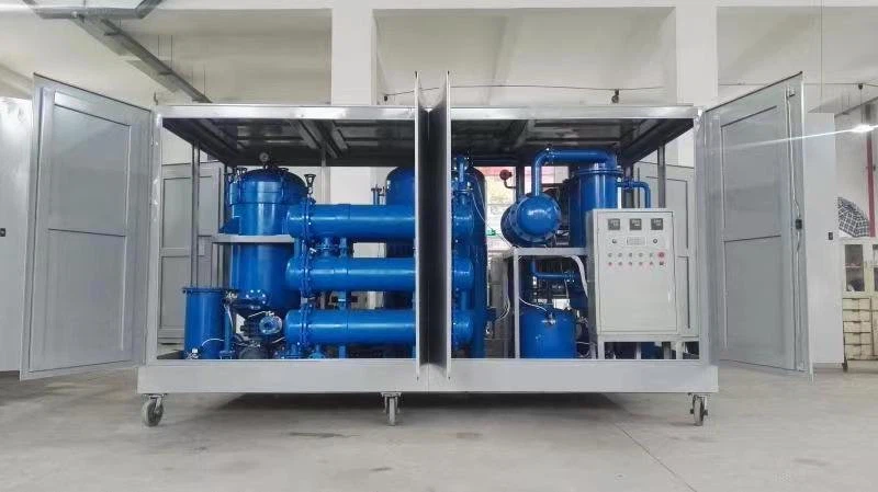 Physical filtration hydraulic oil dehydrator filter